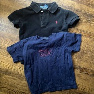 Ralph Lauren Boys Polo and Tee bundle (2 shirts)